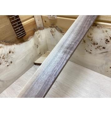 Орех Американский Заболонь заготовка накладки для электрогитары Смешанный АА 12х62х540 мм-2