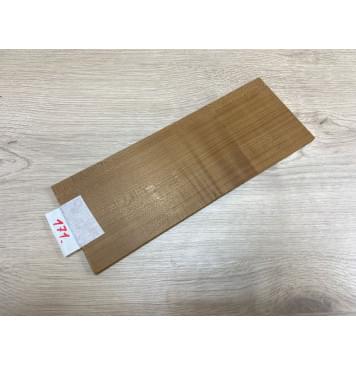 Клён Печёный 180 гр заготовка накладки на головку грифа Радиал А 8х100х260 мм-0