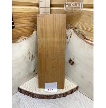 Клён Печёный 180 гр заготовка накладки на головку грифа Радиал А 8х100х260 мм-1