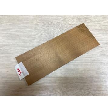 Клён Печёный 180 гр заготовка накладки на головку грифа Радиал АА 8х100х260 мм-1