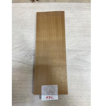 Клён Печёный 180 гр заготовка накладки на головку грифа Радиал ААА 8х100х260 мм-0