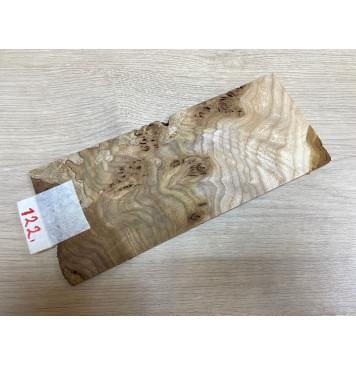 Карагач Кап Spalted заготовка накладки на головку грифа Смешанный ААА 4х108х255 мм-0