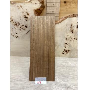 Овенгкол заготовка накладки на головку грифа Радиал ААА 6х108х270 мм-1