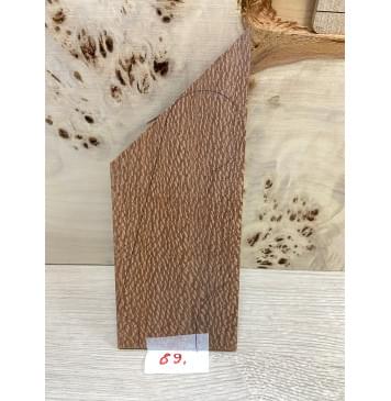 Лайсвуд заготовка накладки на головку грифа Смешанный ААА 5х90х140-230 мм-0