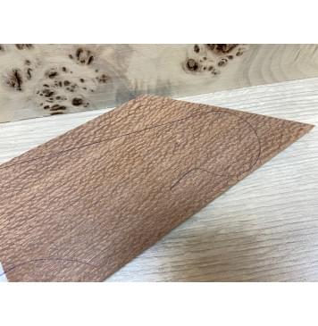 Лайсвуд заготовка накладки на головку грифа Смешанный ААА 5х90х140-225 мм-1