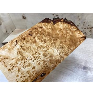 Ольха Кап заготовка накладки на головку грифа Смешанный ААА 3х108х220 мм-0