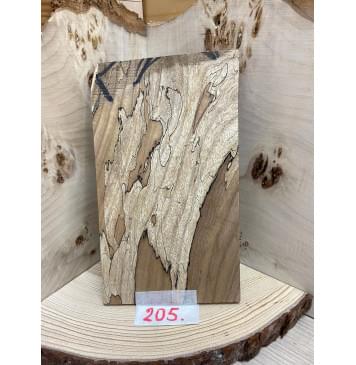 Карагач заготовка накладки на головку грифа Смешанный ААА 2,5х106х180 мм-1