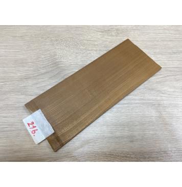 Клён Печёный 180 гр заготовка накладки на головку грифа Радиал АА 6х95х240 мм-0