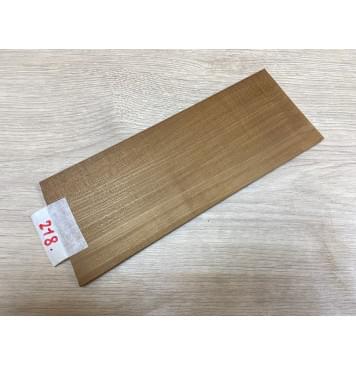 Клён Печёный 180 гр заготовка накладки на головку грифа Радиал АА 6х95х240 мм-1