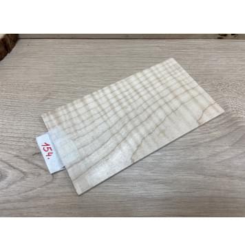 Клён Белый Явор, Волнистый заготовка накладки на головку грифа Смешанный ААА Волна ААА 4х108х190 мм-2