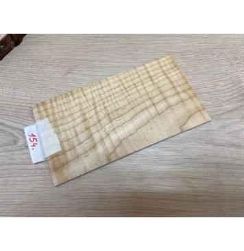 Клён Белый Явор, Волнистый заготовка накладки на головку грифа Смешанный ААА Волна ААА 4х108х190 мм-1