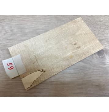 Клён Американский Spalted Волнистый заготовка накладки на головку грифа Смешанный АА Волна АА 5х114х215 мм-1