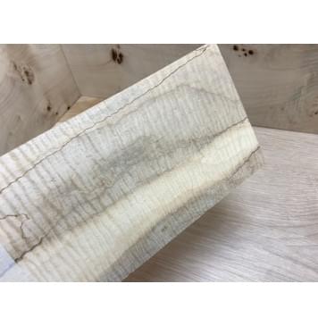 Клён Американский Spalted Волнистый заготовка накладки на головку грифа Смешанный ААА Волна ААА 5х114х215 мм-0
