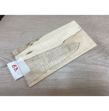 Клён Американский Spalted Волнистый заготовка накладки на головку грифа Смешанный ААА Волна ААА 5х114х215 мм-1
