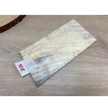 Тополь Болотный Волнистый заготовка накладки на головку грифа Смешанный ААА Волна ААА 6х125х240 мм-1