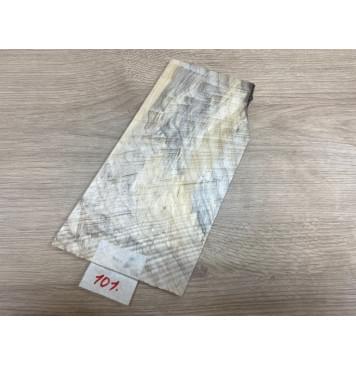 Тополь Болотный Волнистый заготовка накладки на головку грифа Смешанный ААА Волна ААА 4х120х240 мм-1