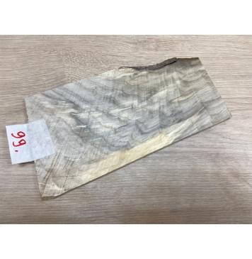 Тополь Болотный Волнистый заготовка накладки на головку грифа Смешанный ААА Волна ААА 5х125х230 мм-0