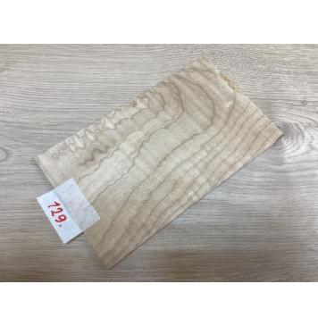 Клён Белый Явор, Волнистый заготовка накладки на головку грифа Смешанный ААА Волна АА 7х124х200 мм-1