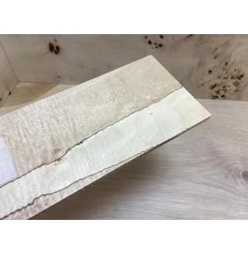 Клён Американский Spalted Волнистый заготовка накладки на головку грифа Смешанный ААА Волна ААА 7х114х210 мм-0