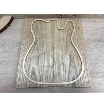 Ясень Оливковый заготовка на топ Тангент А 19х194х430 мм - 2 шт. (книжкой)-1