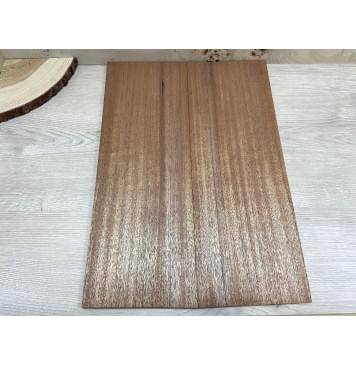 Махагон Кая заготовка на топ Радиал АА 8х195х540 мм - 2 шт.(книжкой)-0