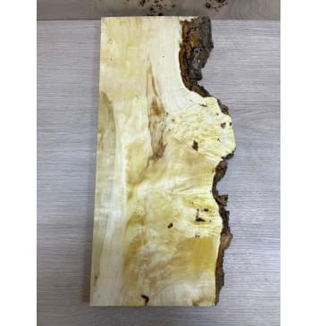 Клён Американский Каповый заготовка на топ Смешанный ААА 18х140-210х450 мм 1шт (под распил) -1