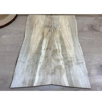 Клён Американский заготовка на топ Смешанный А 16х210-230х610 мм - 2 шт. (книжкой)-0