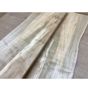 Клён Американский заготовка на топ Смешанный А 16х210-230х610 мм - 2 шт. (книжкой)-2