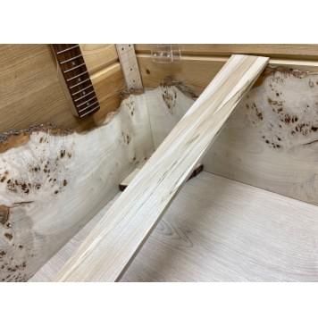 Клён Чёрный заготовка накладки грифа для электрогитары Смешанный ААА 8х69х565 мм-2