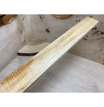 Клён Американский Волнистый заготовка накладки для электрогитары Смешанный ААА Волна ААА 8,5х62-50х595 мм-3