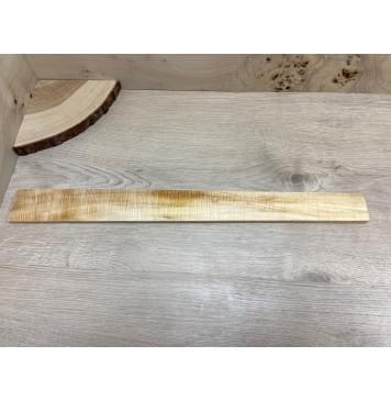 Клён Американский Волнистый заготовка накладки для электрогитары Смешанный ААА Волна ААА 8,5х62-50х595 мм-0