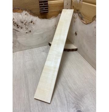 Клён Белый Явор, Волнистый заготовка накладки для электрогитары Радиал АА Волна АА 10х75х560 мм-2