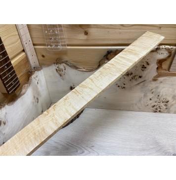 Клён Птичий Глаз заготовка накладки для электрогитары Смешанный ААА Волна АА 6,5х60х535 мм-2