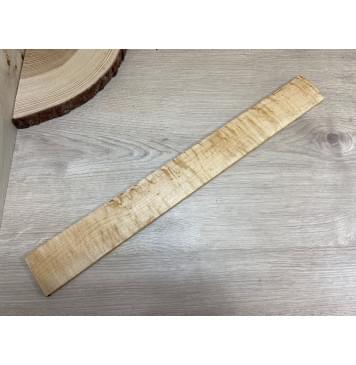 Клён Птичий Глаз заготовка накладки для электрогитары Смешанный ААА Волна АА 6,5х60х535 мм-1