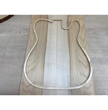 Клён Чёрный заготовка на топ Смешанный АА 8х168х595 мм - 2 шт. (книжкой)-1