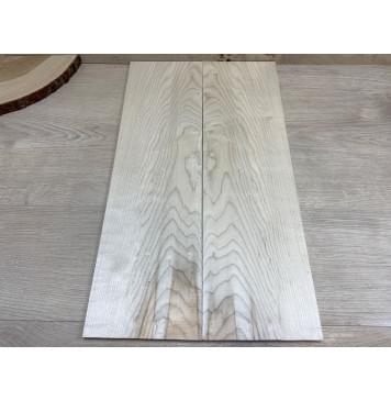 Клён Белый заготовка на топ Смешанный АА 8х167х585 мм - 2 шт. (книжкой)-0