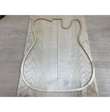 Клён Белый заготовка на топ Смешанный АА 8х167х585 мм - 2 шт. (книжкой)-1