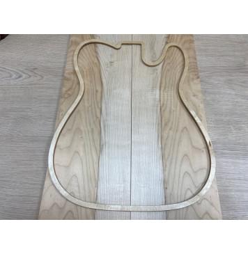 Клён Чёрный заготовка на топ Смешанный ААА 8х167х580 мм - 2 шт. (книжкой)-2