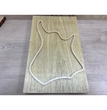 Корина Белая заготовка корпуса для Тревел - гитары Тангент А 46х277х425 мм (Массив) Корина Белая заготовка корпуса для Тревел - гитары Тангент А 46х277х425 мм (Массив)-1