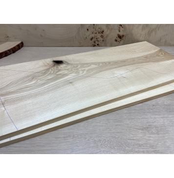 Ясень Оливковый заготовка на топ Смешанный А 12х272х695 мм - 2 шт. (книжкой)-2