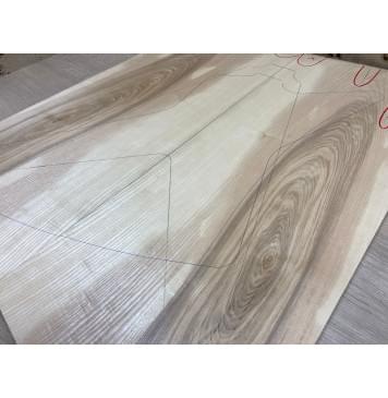 Ясень Оливковый заготовка на топ Смешанный АА 12х272х670-720 мм - 2 шт. (книжкой)-1