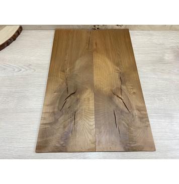 Клён Печёный 180 гр заготовка на топ (под заливку) Смешанный ААА 9х170-178х505 мм - 2 шт.(книжкой)-0