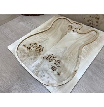 Тополь Кап заготовка на топ Смешанный ААА 10х190х419 мм - 2 шт. (книжкой)-2