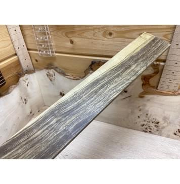 Корина Чёрная заготовка накладки для электрогитары Смешанный ААА 9х78х490 мм-2