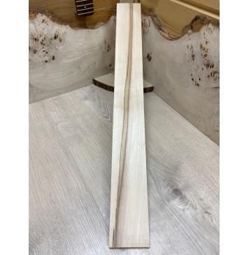 Клён Американский Spalted заготовка накладки для бас-гитары Радиал АА 7,5х80х700 мм-0