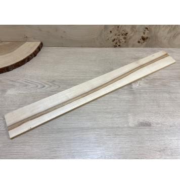 Клён Американский Spalted заготовка накладки для бас-гитары Радиал АА 8,5х78х675 мм-2