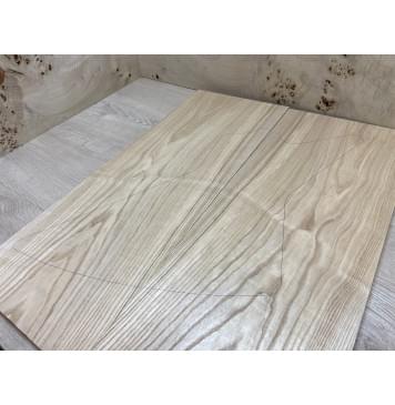 Ясень Оливковый заготовка на топ Смешанный ААА 17х275х710 мм - 2 шт. (книжкой)-2