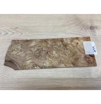 Карагач Корень заготовка накладки на головку грифа Смешанный ААА 6х103х270 мм-2