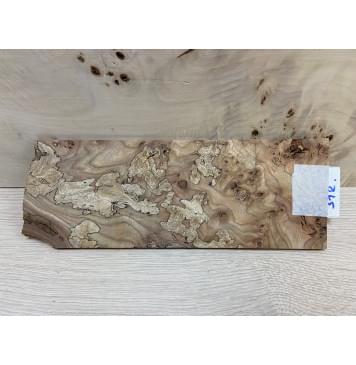 Карагач Корень заготовка накладки на головку грифа Смешанный ААА 6х103х270 мм-1