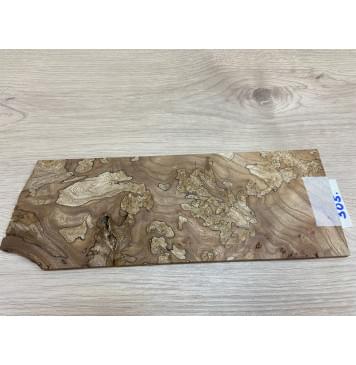 Карагач Корень заготовка накладки на головку грифа Смешанный ААА 6х103х270 мм-1